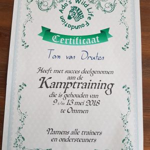 Kamptraining Verkennerleiding 2018