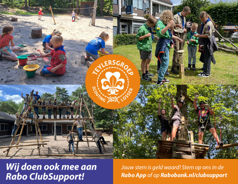Rabo Clubsupport 2024 - Stem op Teylersgroep Scouting Losser