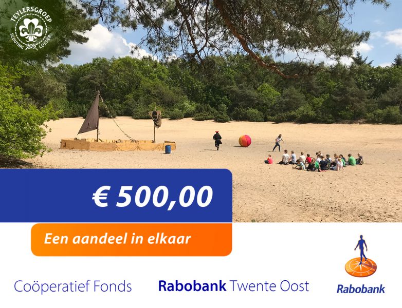 Donatie van Coöporatief Fonds Rabobank Twente Oost